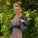 Robe Sybille — Coton lavé Fleurs de juin - Quintessence