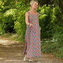 Robe Sybille — Coton lavé Fleurs de juin - Quintessence