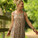 Robe Sybille — Coton lavé Jardin de Joséphine - Quintessence