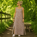 Robe Sybille — Coton lavé Jardin de Joséphine - Quintessence