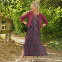 Robe Sybille — Coton lavé Jardin romantique - Quintessence