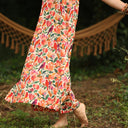 Robe Sybille — Coton lavé jardin secret - Quintessence