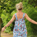 Robe Sybille — Oiseaux bleus - Quintessence