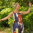 Robe Sybille — Satin de coton Atelier d'artiste - Quintessence