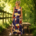 Robe Sybille — Satin de coton Atelier d'artiste - Quintessence