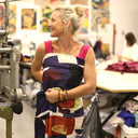 Robe Sybille — Satin de coton Atelier d'artiste - Quintessence