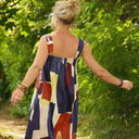 Robe Sybille — Satin de coton Atelier d'artiste - Quintessence