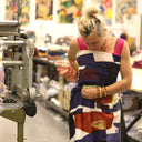 Robe Sybille — Satin de coton Atelier d'artiste - Quintessence