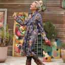 Robe Yuna - satin de coton Bois de Myrte - Quintessence