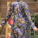 Robe Yuna - satin de coton Bois de Myrte - Quintessence