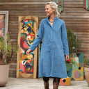 Robe Yuna - Velours côtelé navy - Quintessence