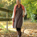 Robe Yuna - Velours milleraies moka - Quintessence