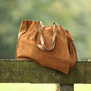 Sac Lisière – Cuir caramel - Quintessence