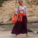 Sac Pia en lin orange - Quintessence