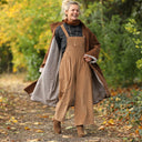 Salopette Isaure - velours côtelé camel - Quintessence