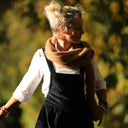 Salopette Isaure - velours côtelé marine - Quintessence