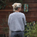 Salopette Mariette en jean gris - Quintessence