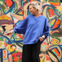 Sweat Ferdinand - bleu majorelle - version longue - Quintessence