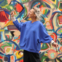 Sweat Ferdinand - bleu majorelle - version longue - Quintessence