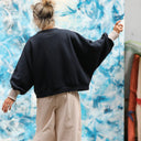 Sweat Ferdinand - bleu marine - version courte - Quintessence