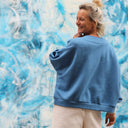 Sweat Ferdinand - bleu officier - version courte - Quintessence