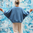 Sweat Ferdinand - bleu officier - version courte - Quintessence