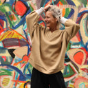 Sweat Ferdinand - camel - version longue - Quintessence