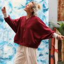 Sweat Ferdinand - cerise noire - version courte - Quintessence