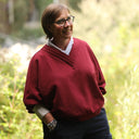 Sweat Ferdinand - cerise noire - version courte - Quintessence