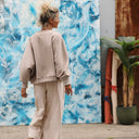 Sweat Ferdinand - ficelle - version courte - Quintessence