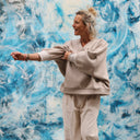 Sweat Ferdinand - ficelle - version courte - Quintessence