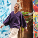 Sweat Ferdinand - prune - version courte - Quintessence