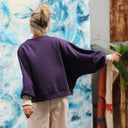 Sweat Ferdinand - prune - version courte - Quintessence