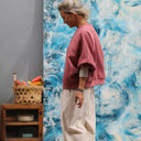 Sweat Ferdinand - rose boisé - version courte - Quintessence