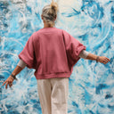 Sweat Ferdinand - rose boisé - version courte - Quintessence