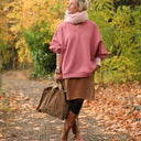 Sweat Ferdinand - rose boisé - version longue - Quintessence