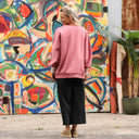 Sweat Ferdinand - rose boisé - version longue - Quintessence