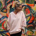 Sweat Ferdinand - rose dragée - version longue - Quintessence