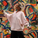 Sweat Ferdinand - rose dragée - version longue - Quintessence