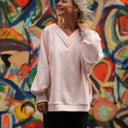 Sweat Ferdinand - rose dragée - version longue - Quintessence