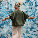 Sweat Ferdinand - vert kaki - version courte - Quintessence