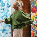 Sweat Ferdinand - vert pistache - version courte - Quintessence