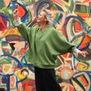 Sweat Ferdinand - vert pistache - version longue - Quintessence