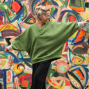 Sweat Ferdinand - vert pistache - version longue - Quintessence