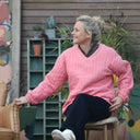 Sweat Gustave - double gaze de coton matelassé rose gourmand - Quintessence