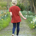Tunique Elise Broderie Terre de Sienne | Quintessence