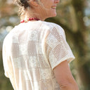 Tunique Elise Coton Crocheté Ivoire | Quintessence