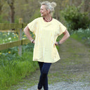 Tunique Elise Coton rayures citron | Quintessence