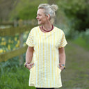 Tunique Elise Coton rayures citron | Quintessence