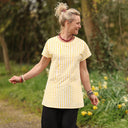 Tunique Elise Coton rayures citron | Quintessence